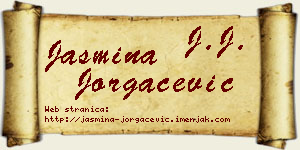Jasmina Jorgačević vizit kartica